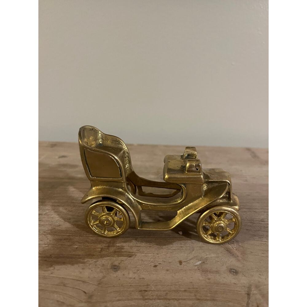 Vintage brass antique‎ car for office or library